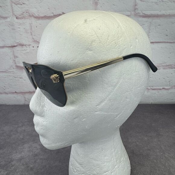 Versace VE2161 Gold/Grey Aviator Sunglasses - Picture 5 of 14